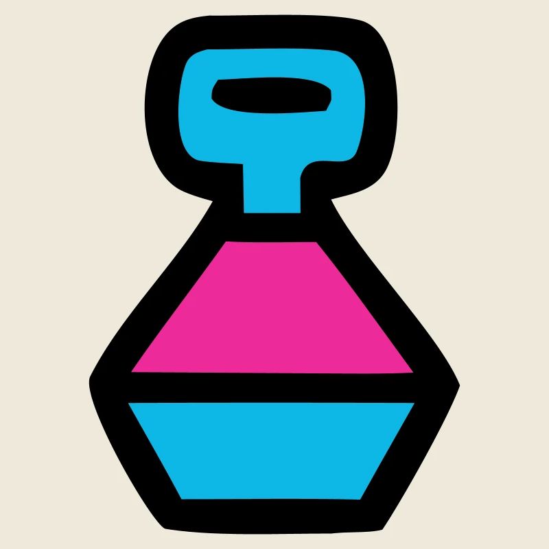  Retro Trinkflasche 90er Pop Art