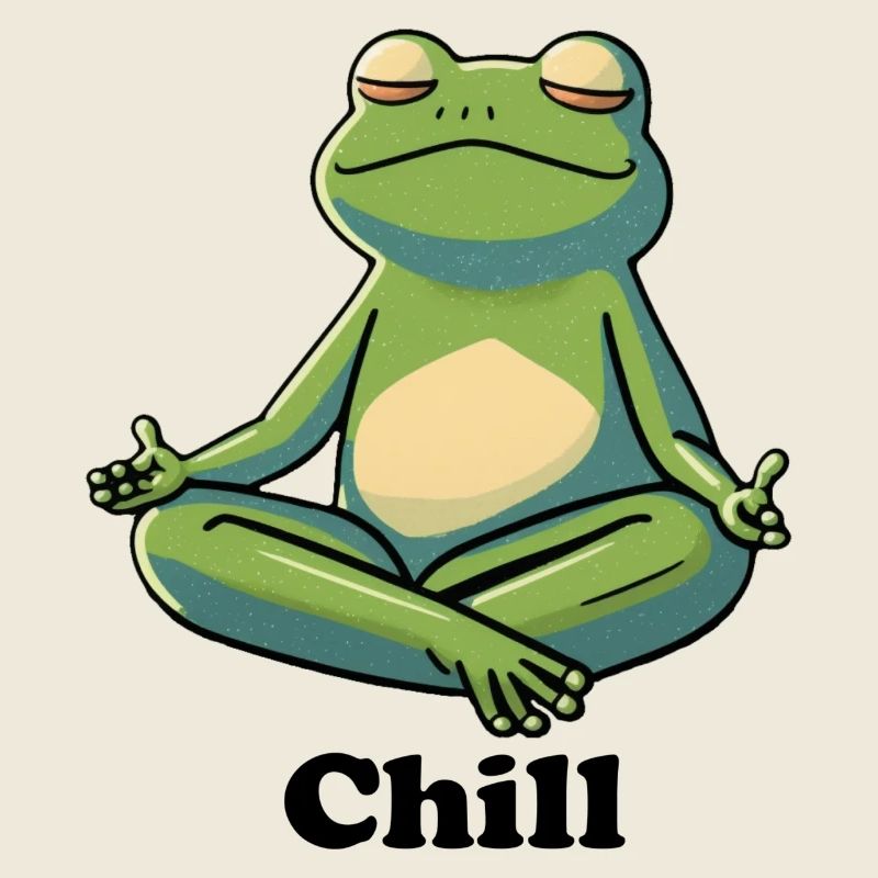 Chilliger Frosch