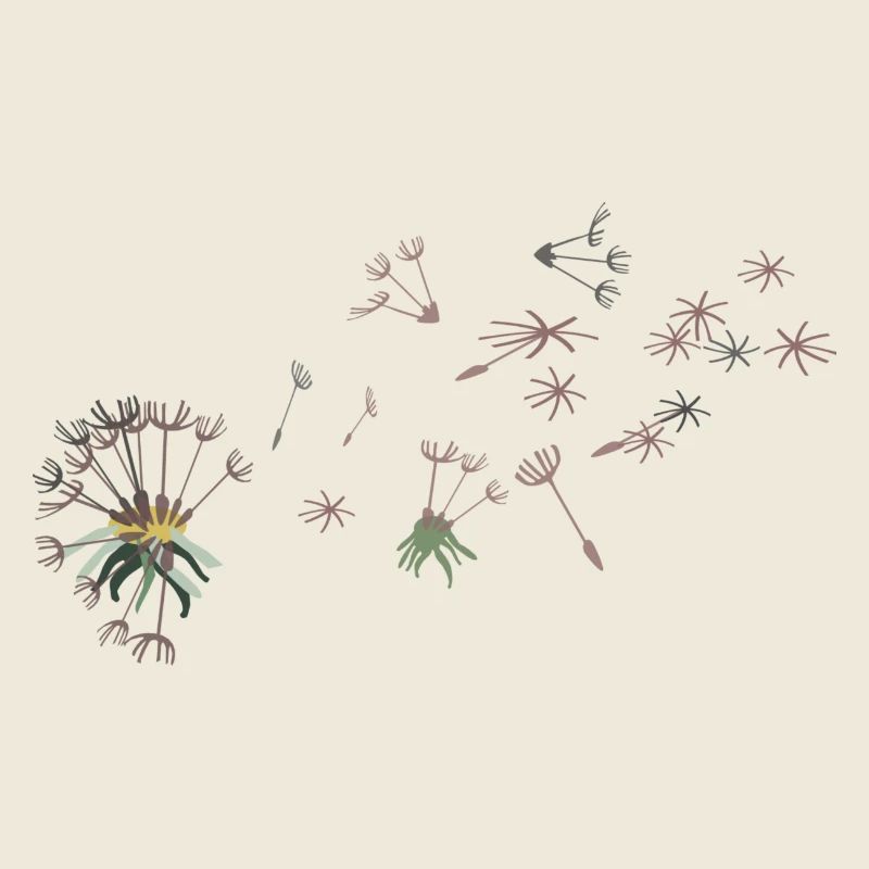 Dandelion flowers,