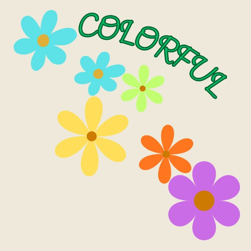 Marguerites multicolores en arche florale