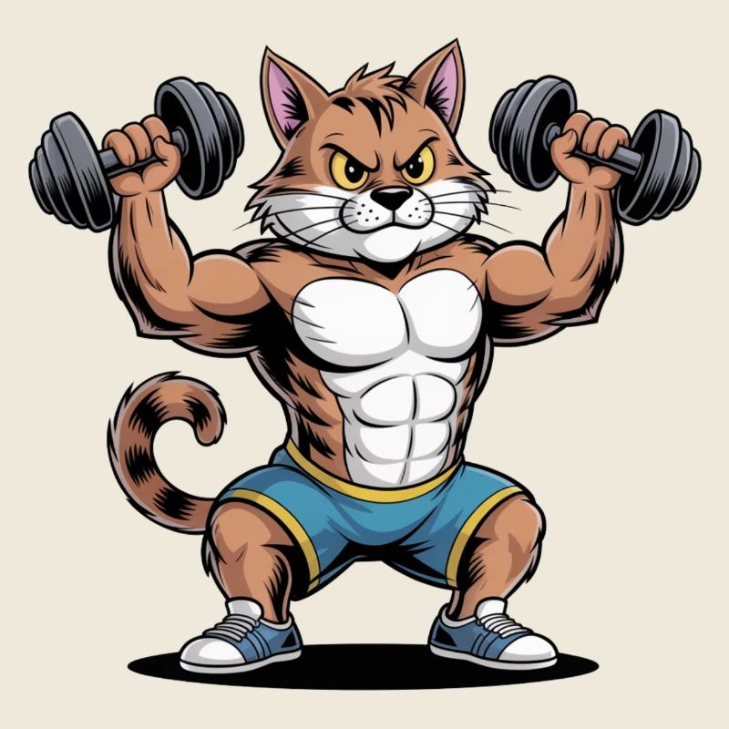 Katzenmuskelkraft Krafttraining