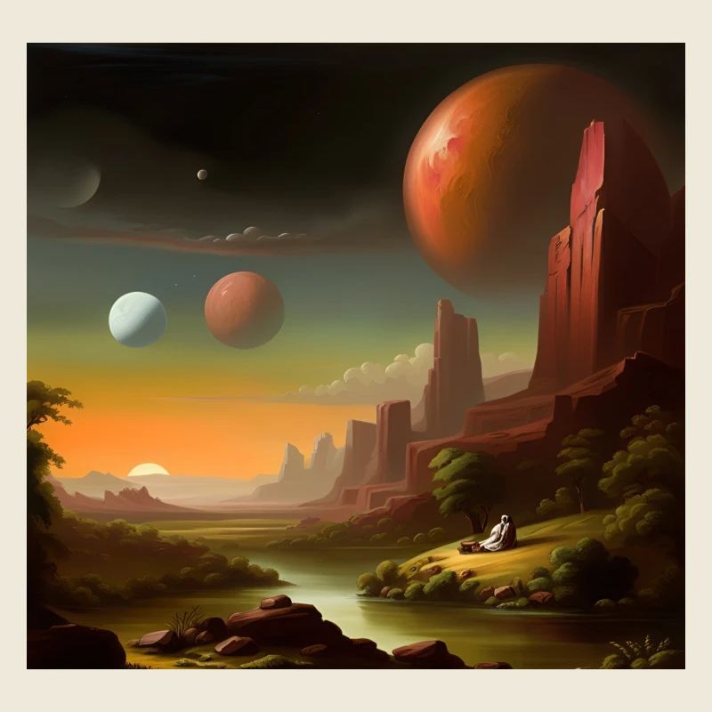 Planète univers ciel