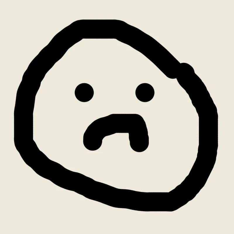 Sad face