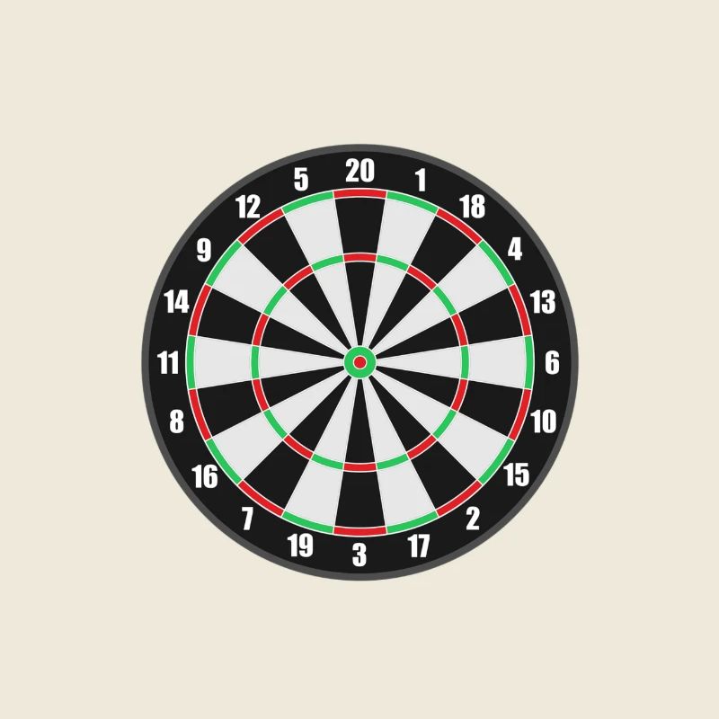 Dartscheibe. Geschenkidee