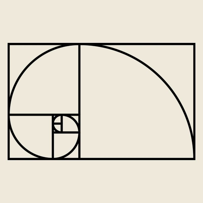 Fibonacci Spirale Mathematik Geschenk Idee Nerd