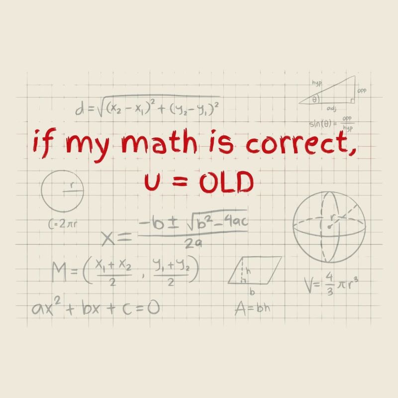 Birthday gift for math fans