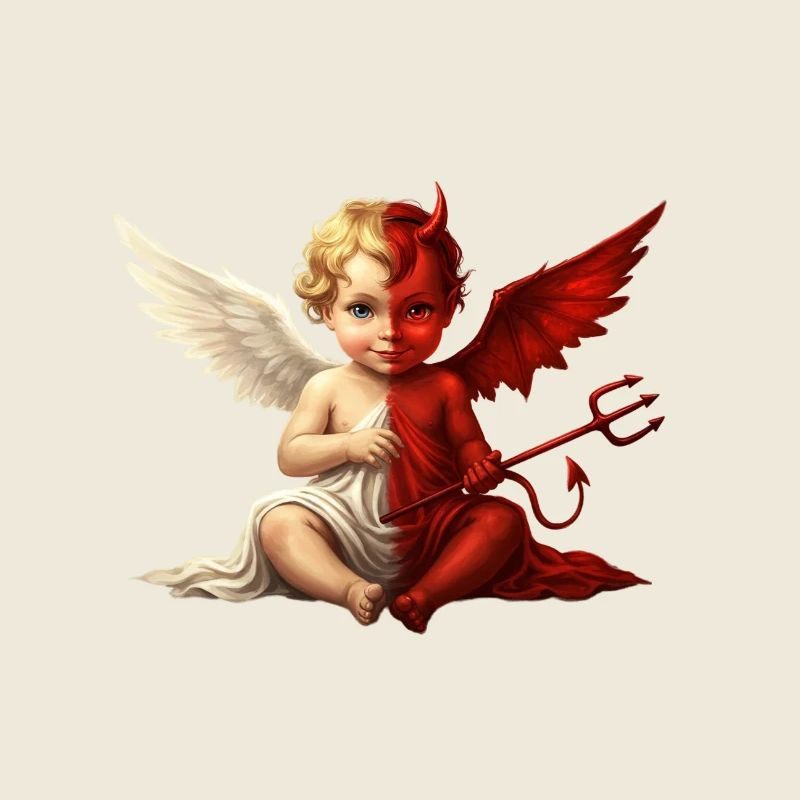 Dual Angel Devil Cherub