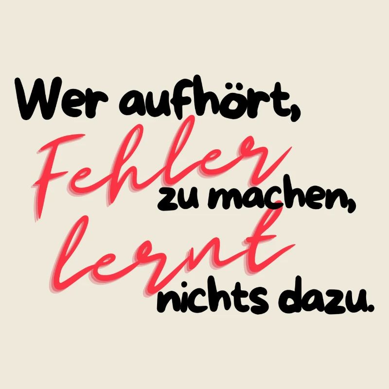 Fehler lehrt Rote Schrift