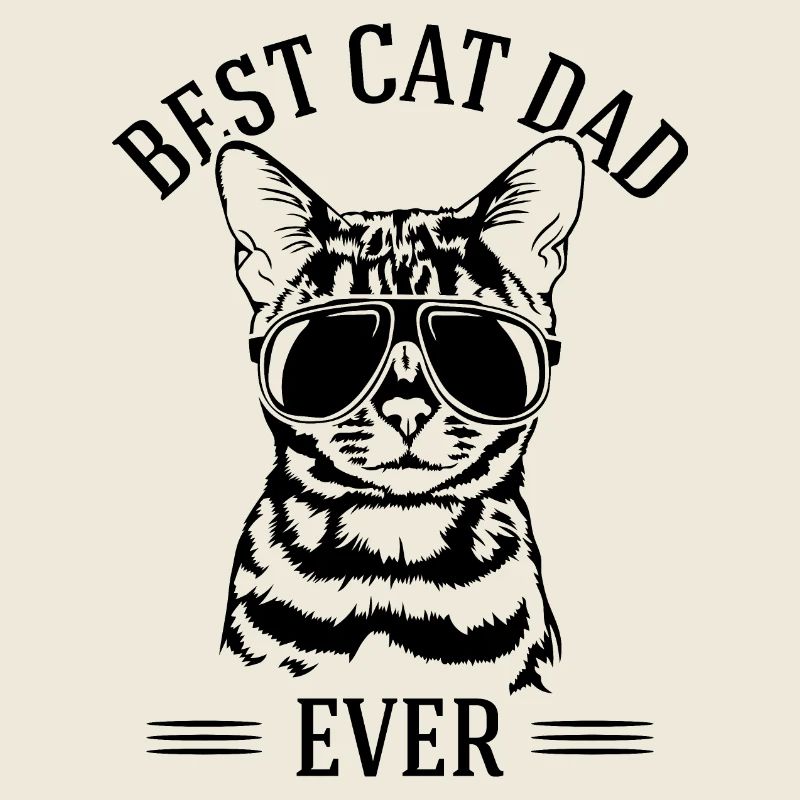 Best Cat Dad Bengal Cat Bengalkatze Katze Wilsigns