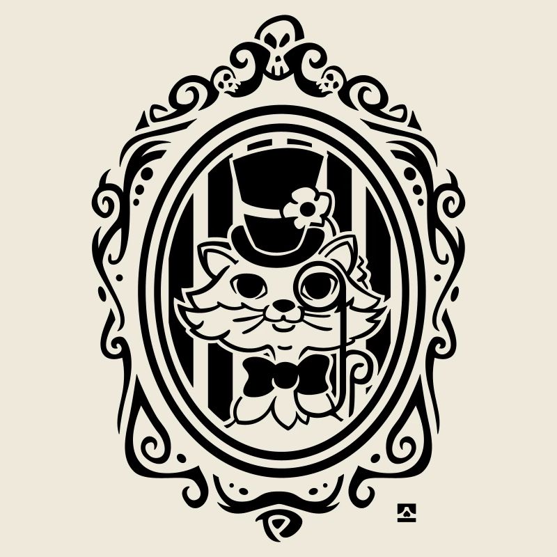 Chat style victorien