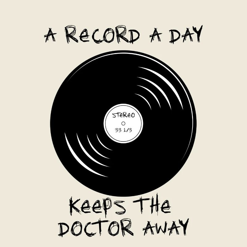 a record a day keeps the doctor away 33 1/3 sketch