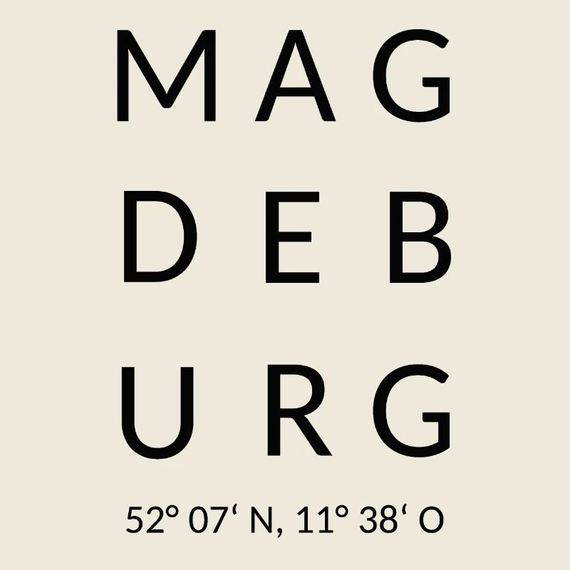 Magdeburg Schriftzug
