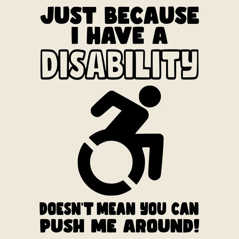 Obwohl ich eine Behinderung habe, schiebt der Rollstuhl nicht*