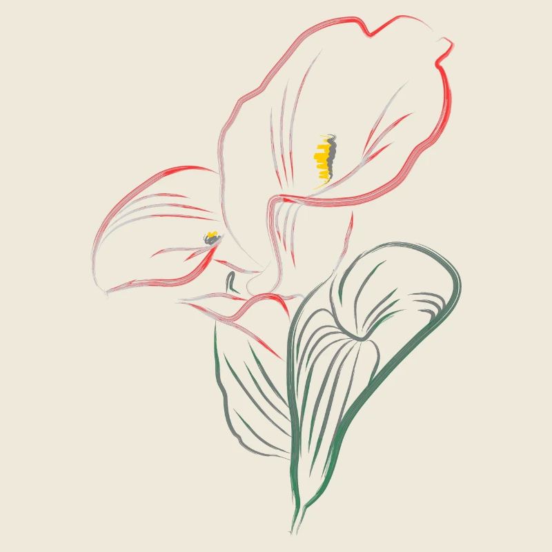 Mélange CALLA Rouge-Rose