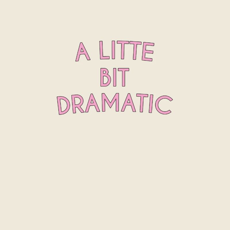 Ein bisschen dramatische Typografie