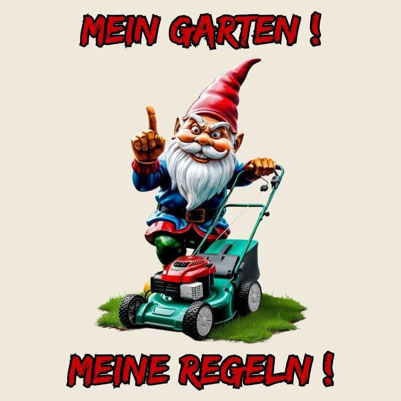 Mein Garten! Meine Regeln!-Gartenzwerg Gärtner