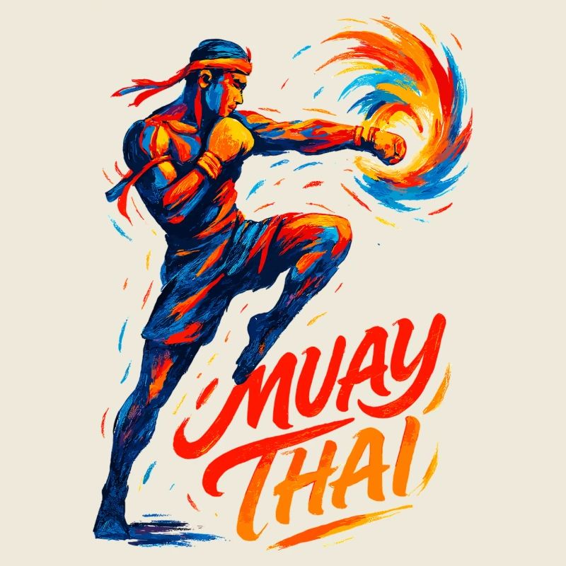 Muay Thai Boxing Kickboxing Boxer Gift