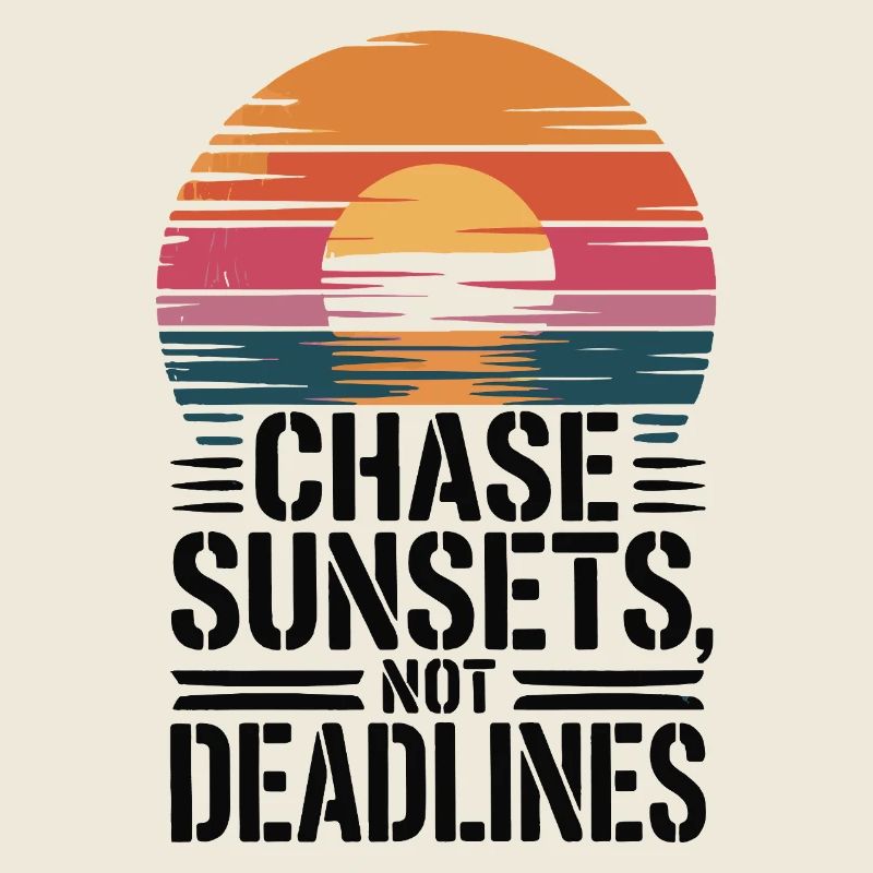 Adventure - Chase Sunsets not Deadlines