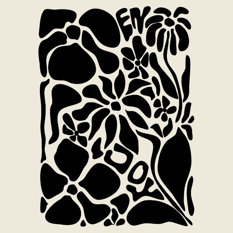 Abstrakte Blumen - Enjoy