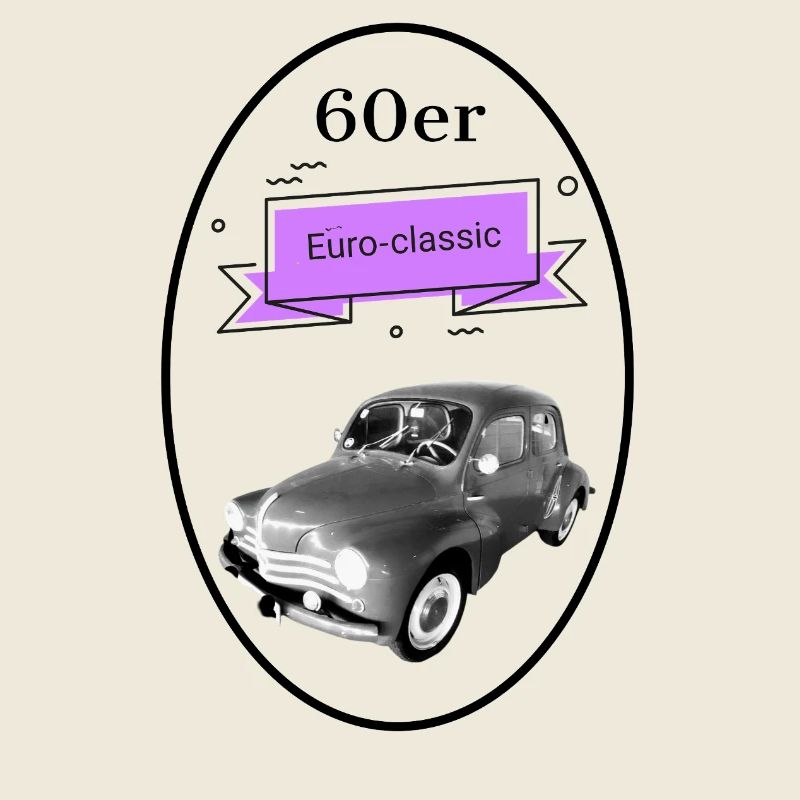 Vintage Euro-klassischer Automobildesign