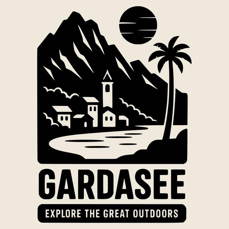 Gardasee Italien Urlaub Silhouette