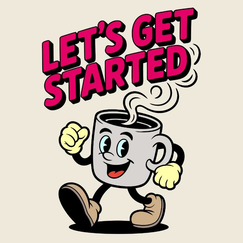 Kaffee Kickstart Motiv