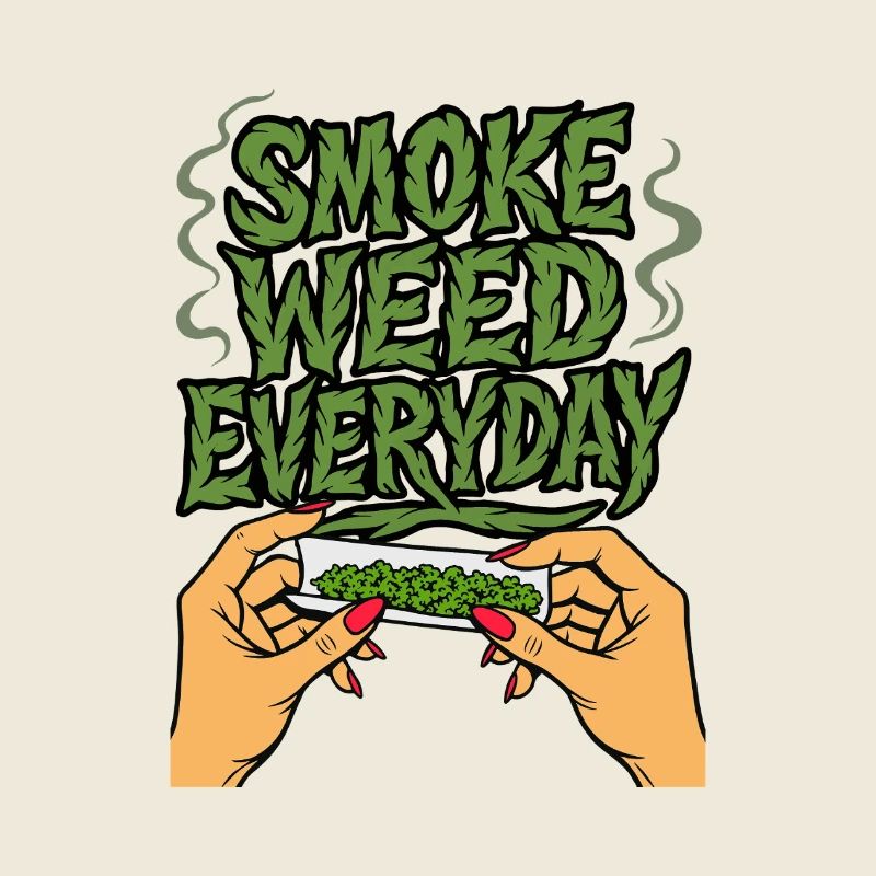 Everyday Smoke Funny Green Style