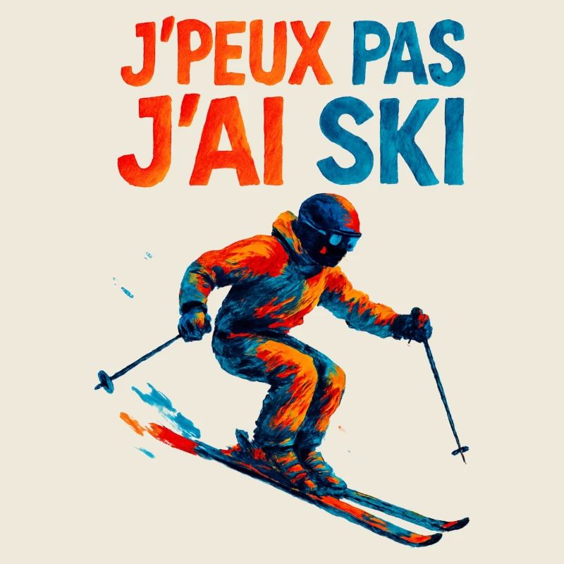 I can't I ski