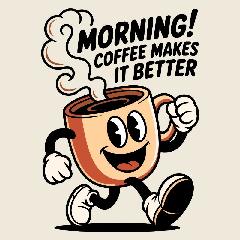 Dessin animé Tasse à Café