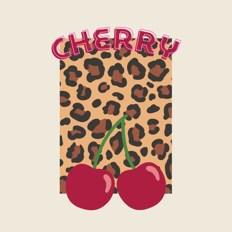 Leopard-look cherries