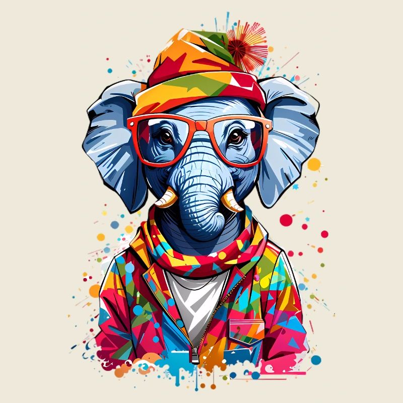 Éléphant cool