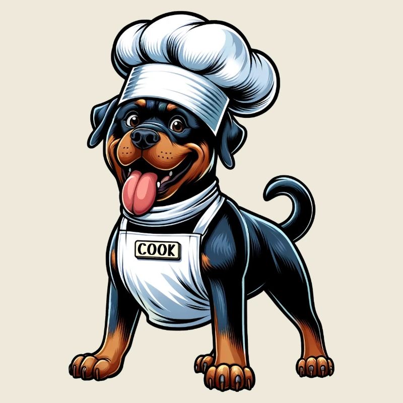 Rottweiler Hunde Koch Design