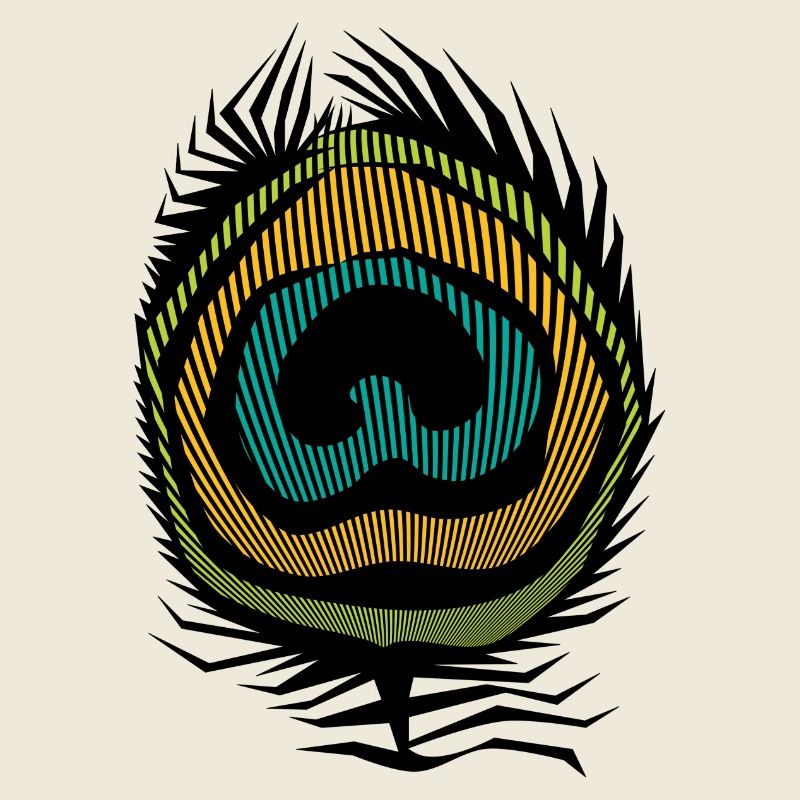 psychedelic peacock feather peacock bohemian chic 2024