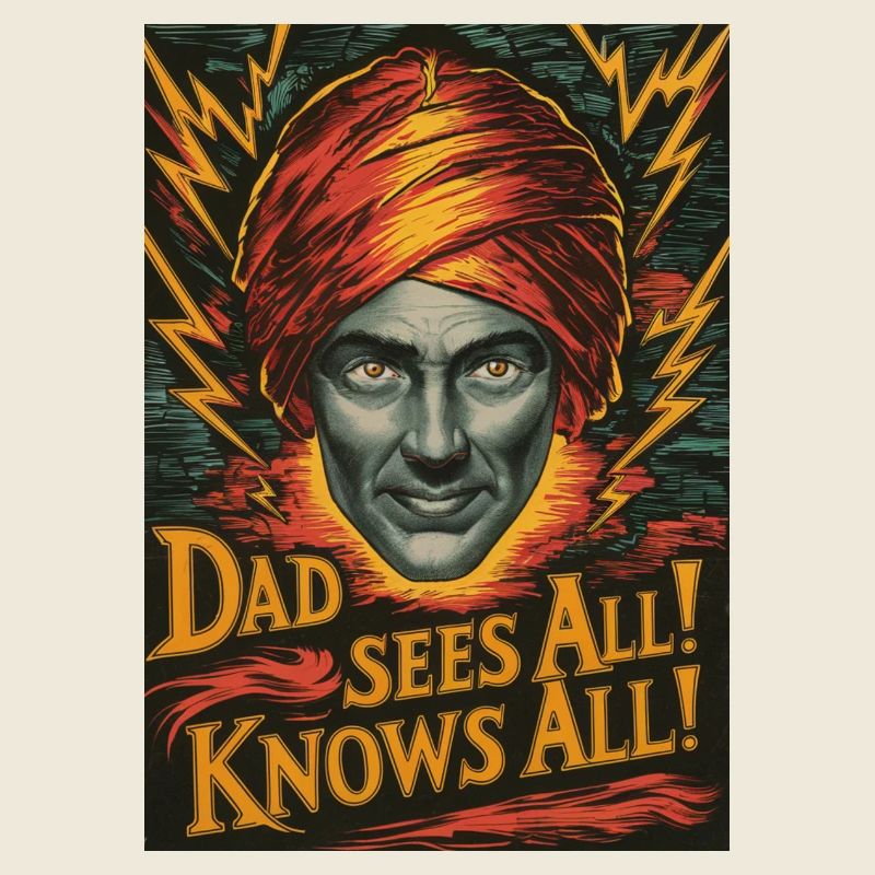 Dad Sees All (original artwork) Modern Day Fortune