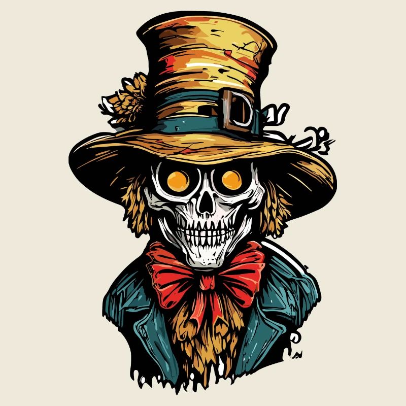 Vogelscheuche / Erntehelfer / Maisfeld / Feld