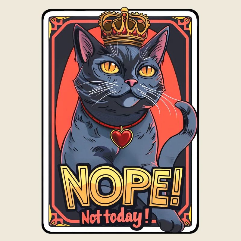 Le chat n’en a pas envie