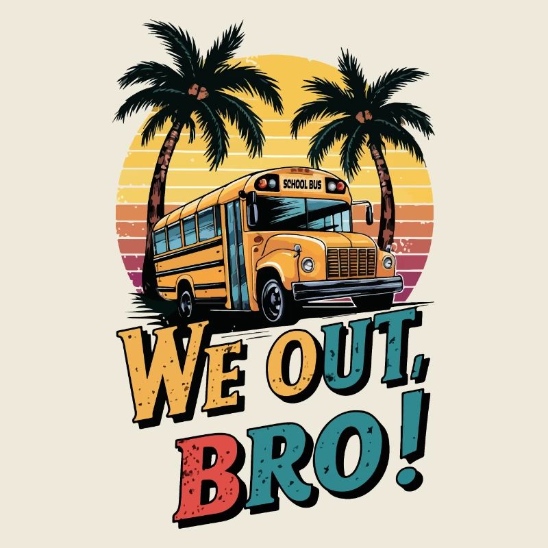 Wir sind raus Bruder, letzter Schultag Lehrer