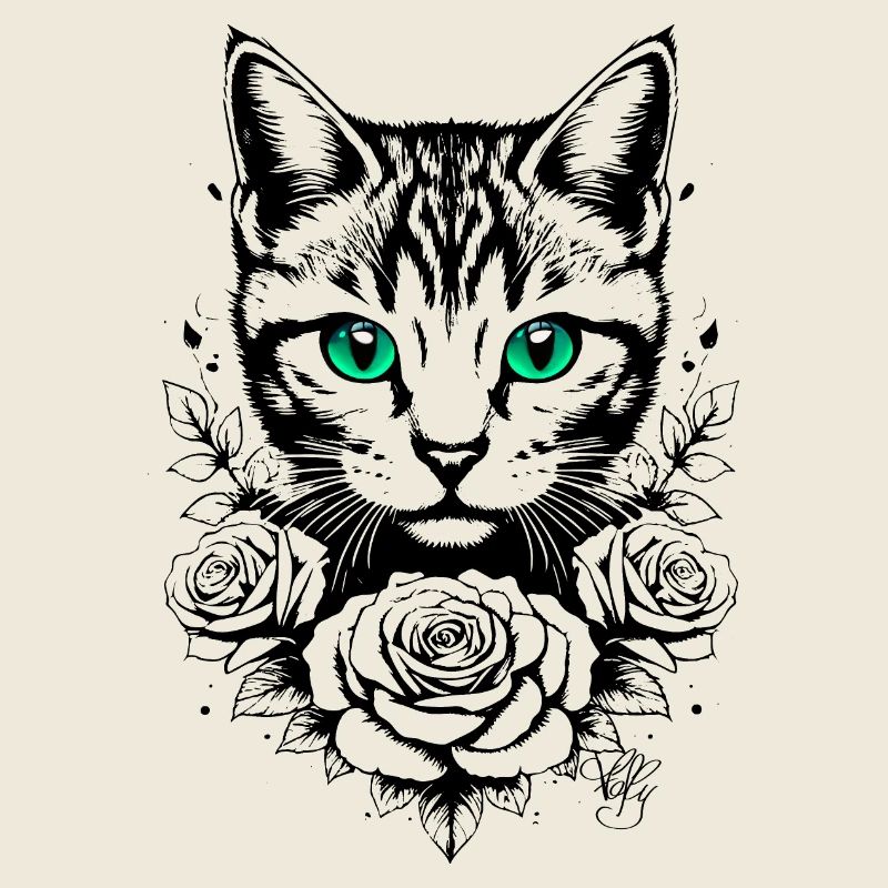 Tatouage de chaton 🐾 3