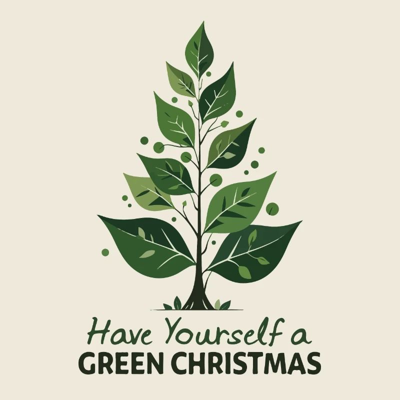 Eco Friendly Green Christmas Tree