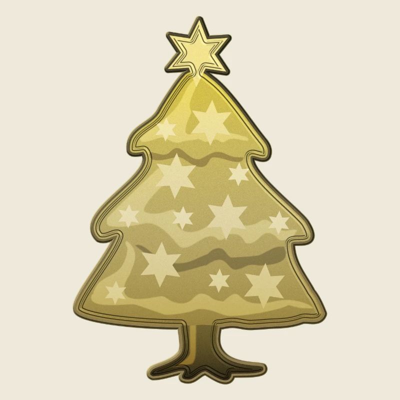Sapin de Noël avec étoile