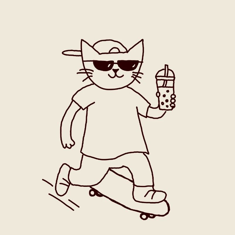 Skater Cat