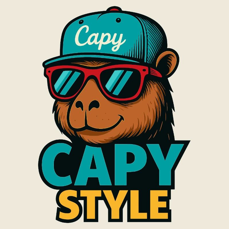 Capy Style Cap Graphic