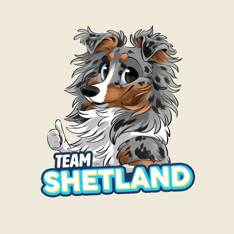 TEAM Shetland - Blau Merle Tricolor