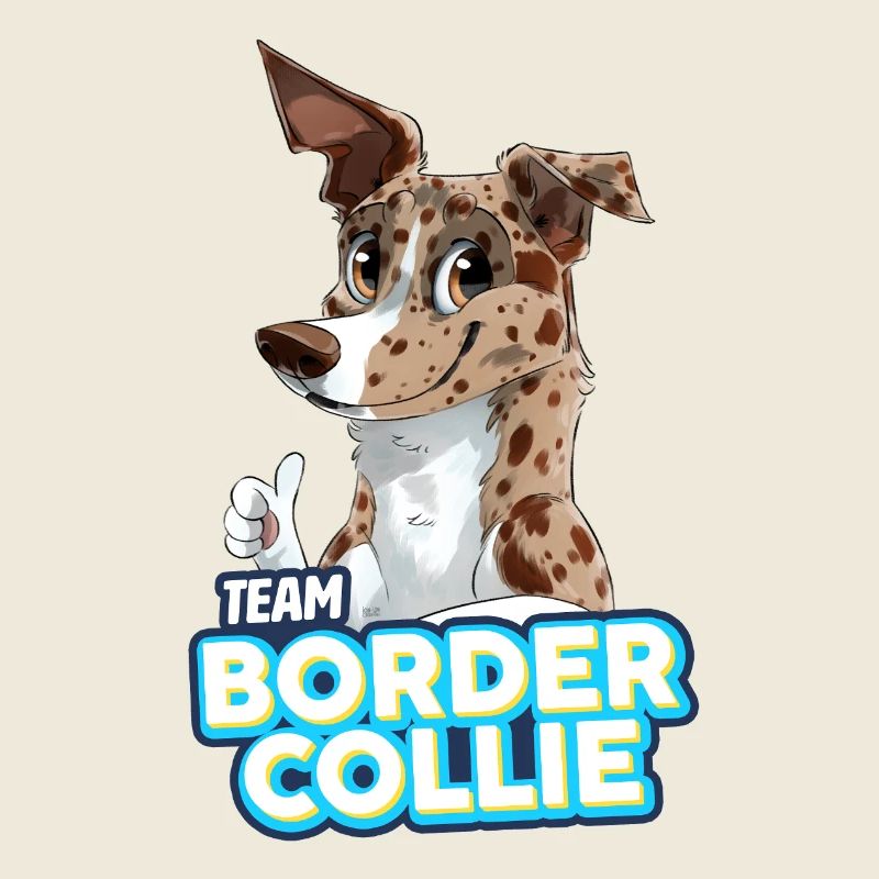 TEAM Border Collie Short Pile - Merle Red