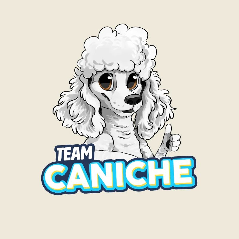 TEAM Caniche - Blanc