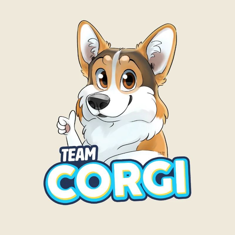 TEAM Corgi - dreifarbig