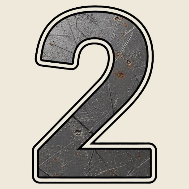 Deux Metal Texture Scratch Art