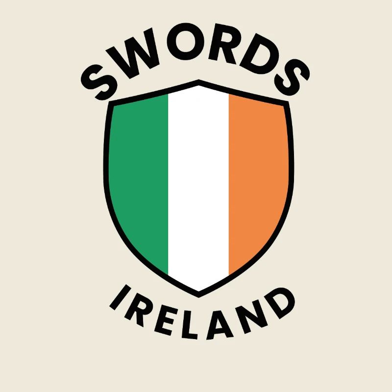 Irischer Schild mit Schwertern