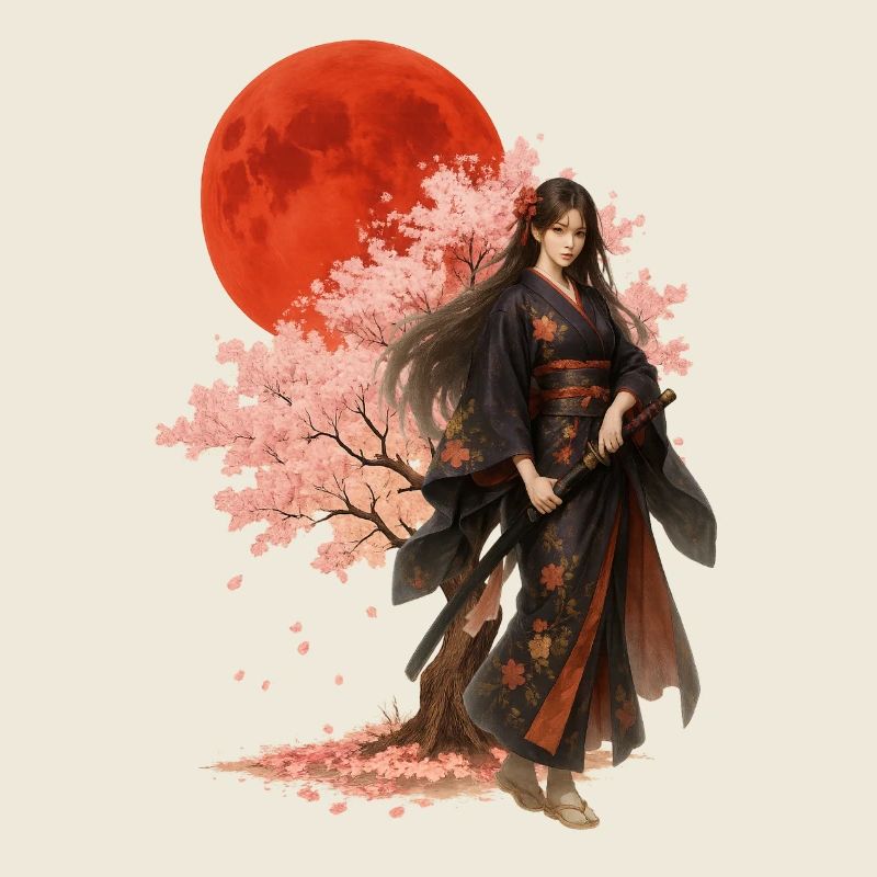 Beautiful Warrior | Oriental Japanese Art