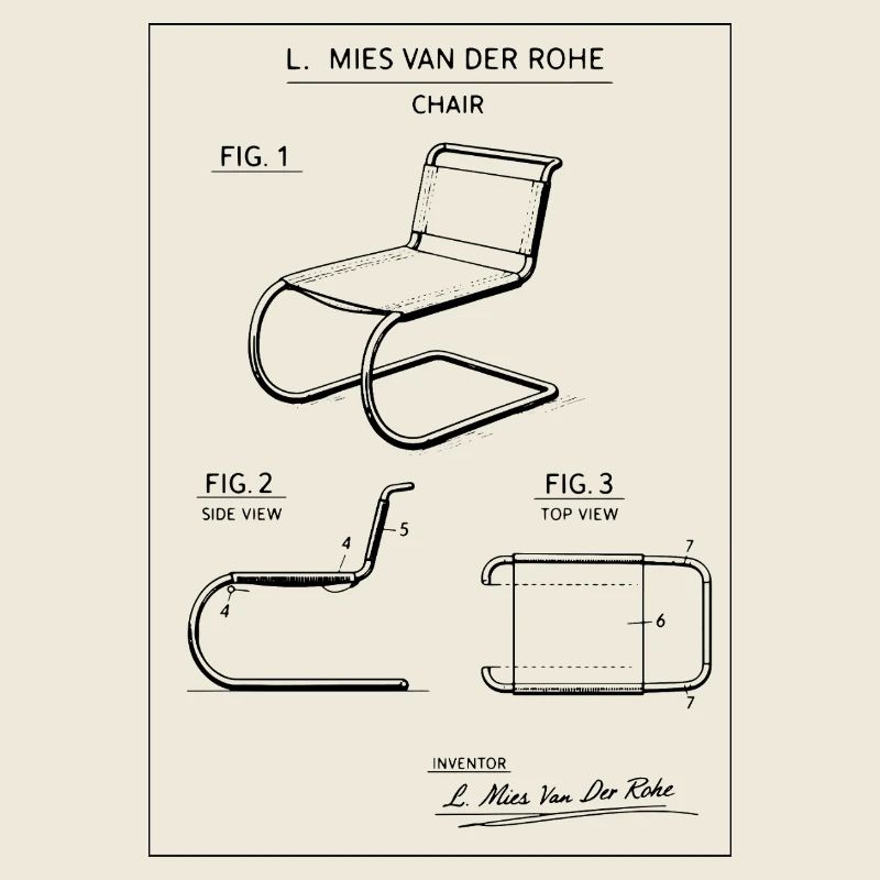 Modernes Stuhldesign